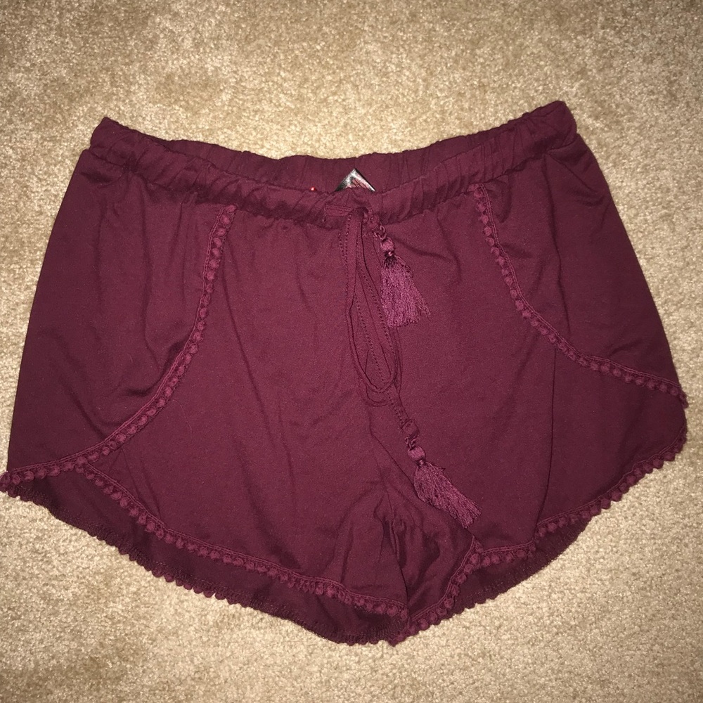 flowy layered shorts